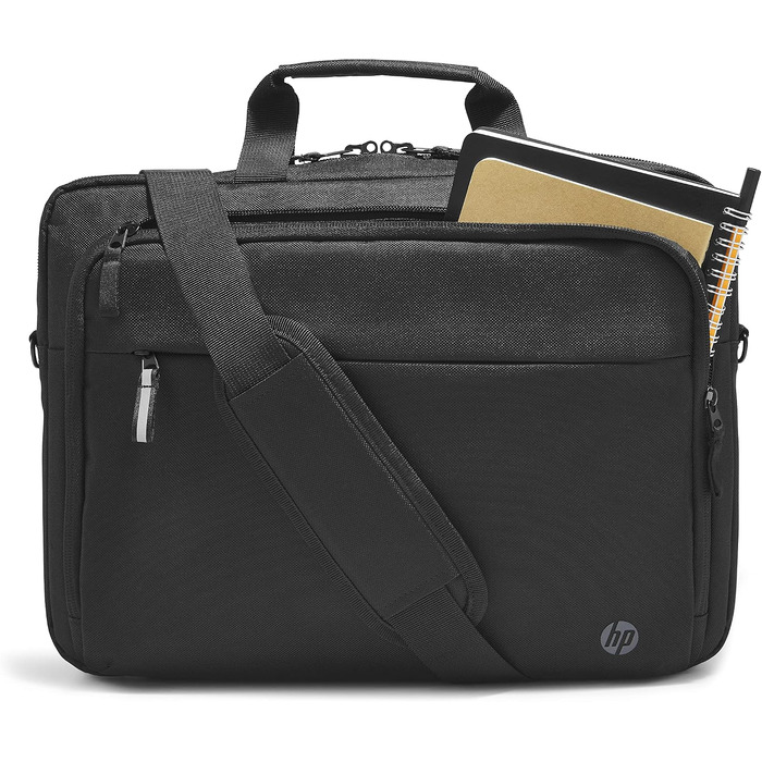 Сумка-чохол для ноутбука HP Professional до 15.6 дюймів, водовідштовхуюча, з RFID-захистом та подвійними замками, чорна