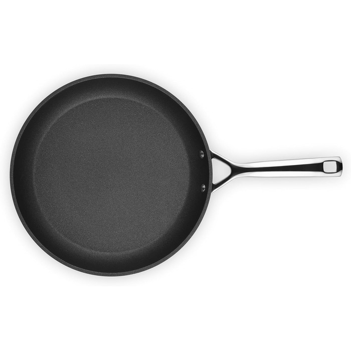 Сковорода Le Creuset алюмінієва з антипригарним покриттям, 30 см, для всіх типів плит, індукція, антрацит/срібло