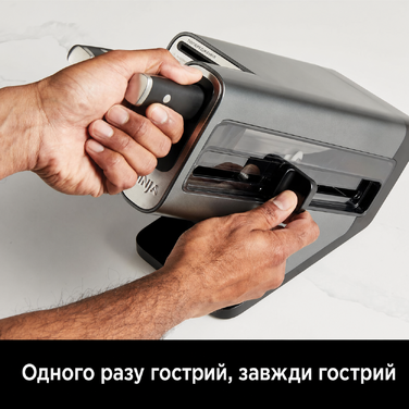 Набір ножів Ninja Foodi StaySharp з блоком і вбудованим точилом, 6 предметів, нержавіюча сталь, чорний