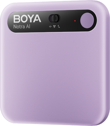 Диктофон з штучним інтелектом Boya Notra Purple