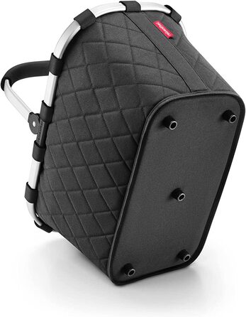 Кошик для покупок reisenthel carrybag Rhombus Black, водовідштовхуючий, місткий, із внутрішньою кишенею, міцний, елегантний дизайн