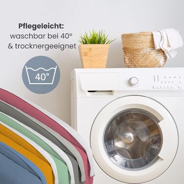 Покривало Wometo 220x240 см жовто-сіре, мікрофібра, стьобане, двостороннє, для ліжка та дивану, Oeko-Tex