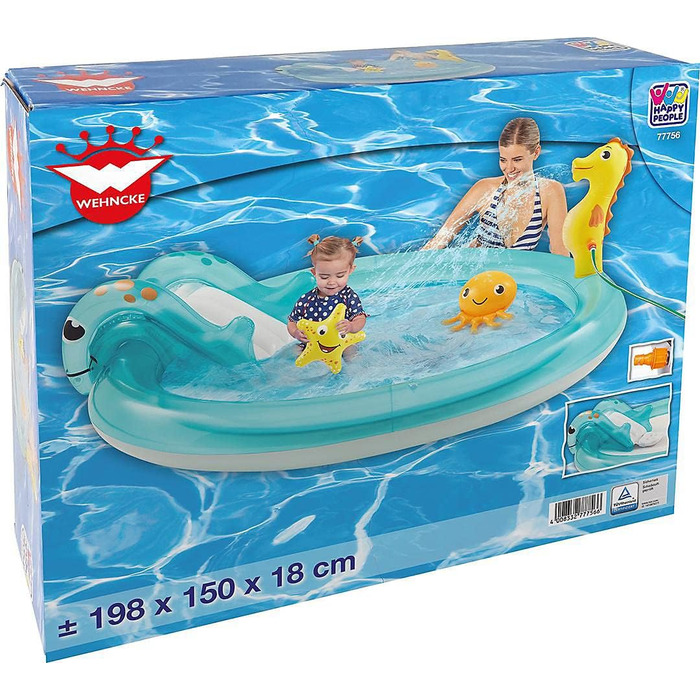 Дитячий басейн Happy People Ocean Pool, сірий, 77756