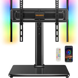 Універсальна підставка для телевізора Perlegear PGTVS49B з LED-підсвіткою, для діагоналі 24–60 дюймів
