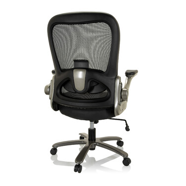 Надміцне крісло / офісне крісло INSTRUCTOR T I Titan XXL сітка / шкіра чорна hjh OFFICE