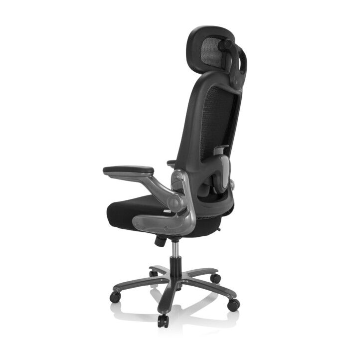 Надміцне крісло / офісне крісло INSTRUCTOR T I PRO Titan XXL сітка тканина / тканина чорна hjh OFFICE
