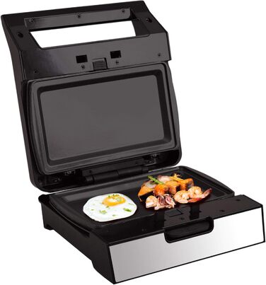 Електричний гриль Teppanyaki Syntrox Germany MM-1400W з антипригарними знімними пластинами для смаження
