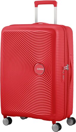 Валіза American Tourister Soundbox розширювана, 67 см, 81 л, червона, з TSA замком, поліпропілен, спінер