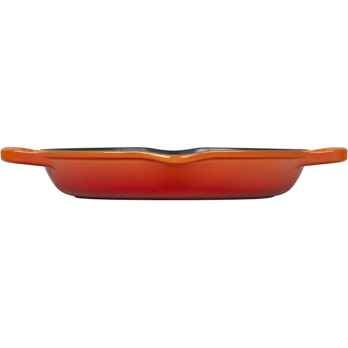Сковорода гриль LE CREUSET Signature, 25 см, чавун, червона, для всіх плит та духовок