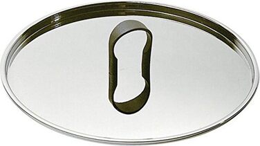 Дизайнерська кришка для каструлі Alessi La Cintura Di Orione 90200/28 L, нержавіюча сталь 18/10, полірована, 16x16x4 см