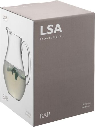 Скляний глечик для льоду LSA International Bar Icelip, прозорий, 2,65 л