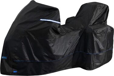 Чохол для мотоцикла FENRIR 230 см, водонепроникний, 420D, для вулиці, термостійкий, захист лаку, з місцем для верхнього та бічних кофрів (230x100x143 см)