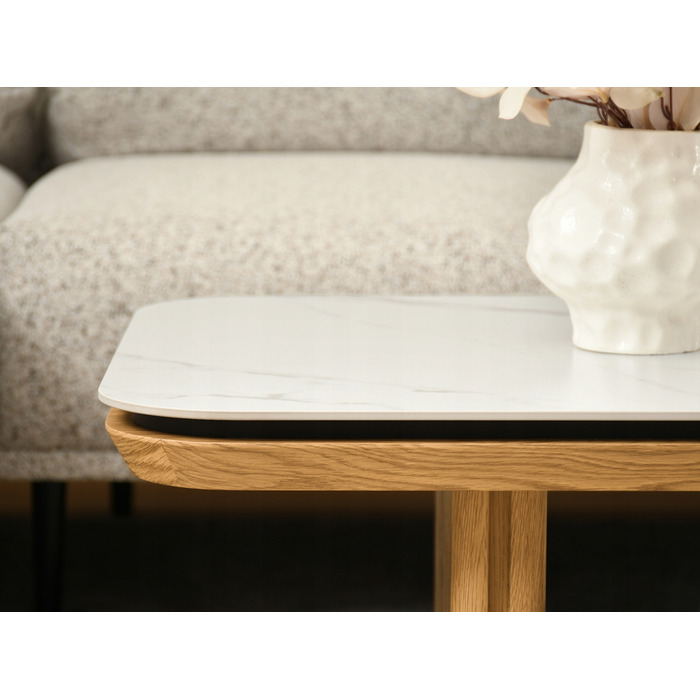 Журнальний стіл Mebel-Partner прямокутний, 110 x 60 x 45,5 см, дуб