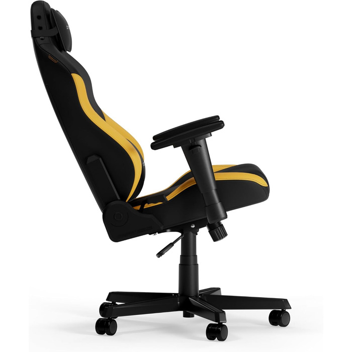 Ігрове крісло DXRacer DRIFTING L, чорне/жовте, EPU шкіра, оригінал