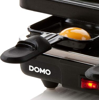 Ракелетниця-гриль DOMO DO9147G 'Just us' для 4 осіб, 600 Вт, знімні пластини