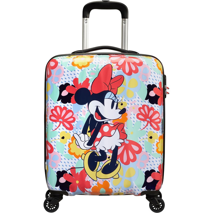 Валіза American Tourister Hypertwist Spinner S, ручна поклажа, мультиколор, Minnie Flower