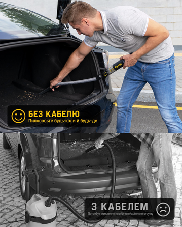 Потужний акумуляторний автопилосос Fanttik Slim V8 Apex, 19000 Па, 45 AW, RobustClean™, 4-в-1, міні-насос, портативний пилосос для авто і дому, чорний