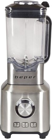 Потужний блендер-міксер BEPER BP.601, 2000 Вт, 6 сталевих лез, подрібнювач льоду