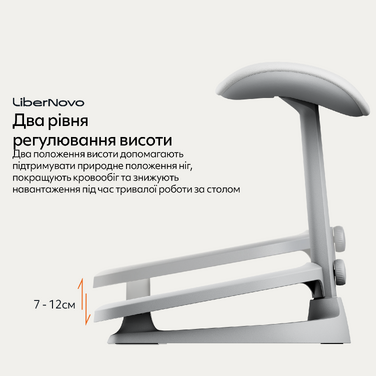 Ергономічна підставка для ніг LiberNovo StepSync Footrest Glacier for Omni Gen
