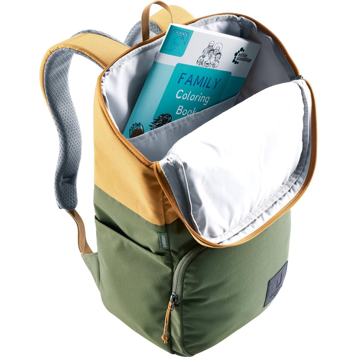 Дитячий рюкзак deuter Overday 15 л, хакі-кориця