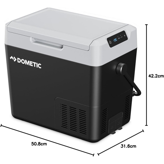 Автомобільний холодильник Dometic CFF20 21л 12/24V-220V: Компресорний, для авто, кемпінгу, вантажівок, яхт -20°C до +20°C
