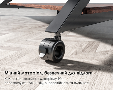 Мобільна TV стійка FITUEYES Design для телевізорів 75-100 дюймів, до 85 кг, регульована висота (14 положень), з полицею та кабель-менеджментом