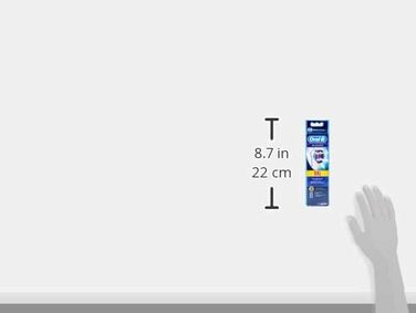 Смінні насадки для електричної зубної щітки Oral-B 3D, білі, 8 шт.