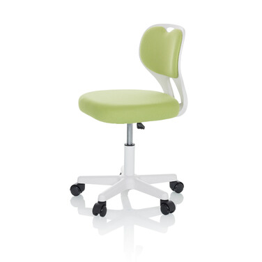 Дитячий стілець для письмового столу KIDDY TOP W, оббивка тканина, зелений, hjh OFFICE