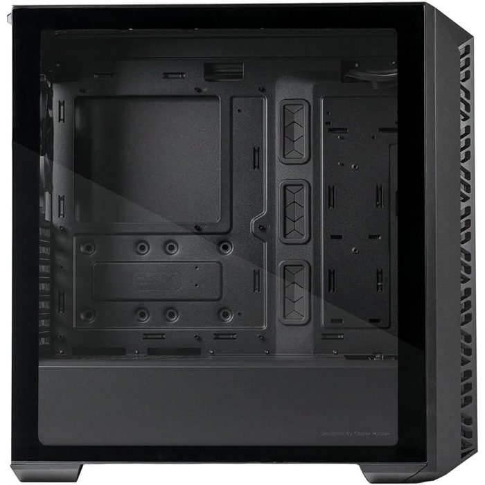 Корпус для ПК Cooler Master MasterBox 520, Mid-Tower ATX, 4 встановлені вентилятори, гартоване скло, ARGB-контролер, чорний