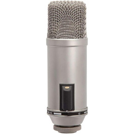 RØDE студійний конденсаторний мікрофон для подкастів, стрімінгу, ігор, музики, вокалу та інструментів, сріблястий