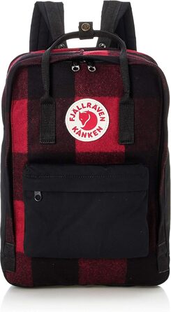 Рюкзак Fjällräven Kånken Re-Wool для ноутбука 15'' унісекс, червоний/чорний, 40x28x16 см