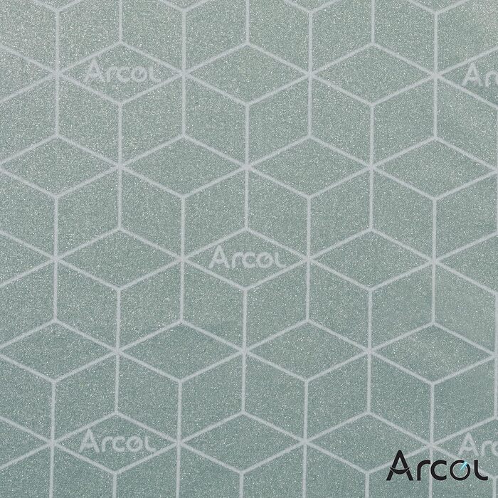 Чохол для прасувальної дошки ARCOL, сумісний з Foppapedretti, запасний чохол із гумкою, 100% бавовна, зелений, сучасний принт, виготовлено в Італії