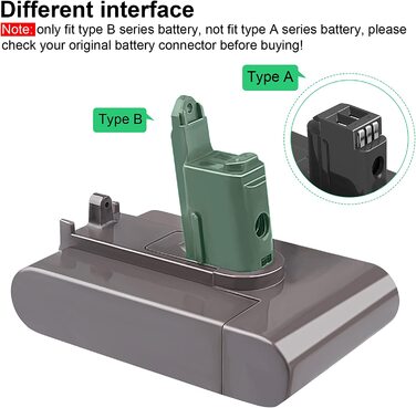 Акумулятор ARyee для пилососа Dyson DC31/DC34/DC35/DC44/DC45 (тип B), сумісний, заміна 917083-01, 17083-2811, 17083-4211, 17083-04