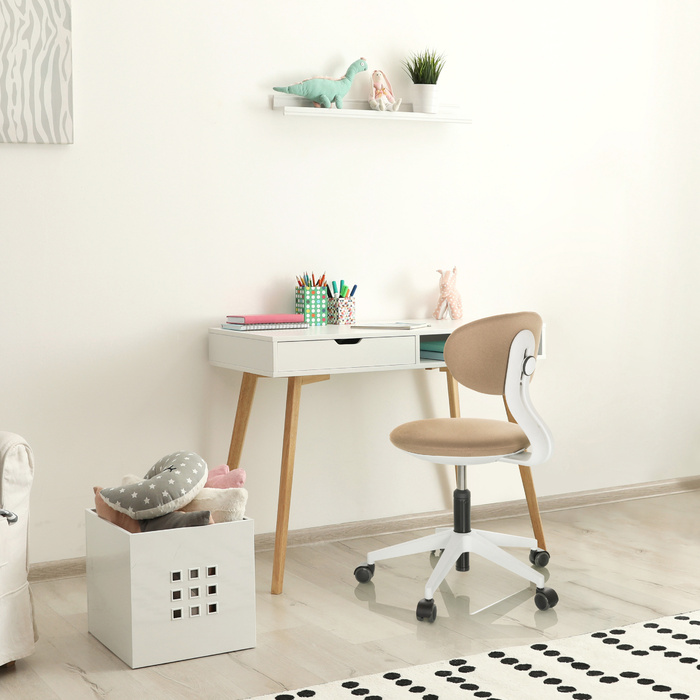 Дитячий письмовий стілець / дитячий стілець MINIMOVO тканина бежева hjh OFFICE