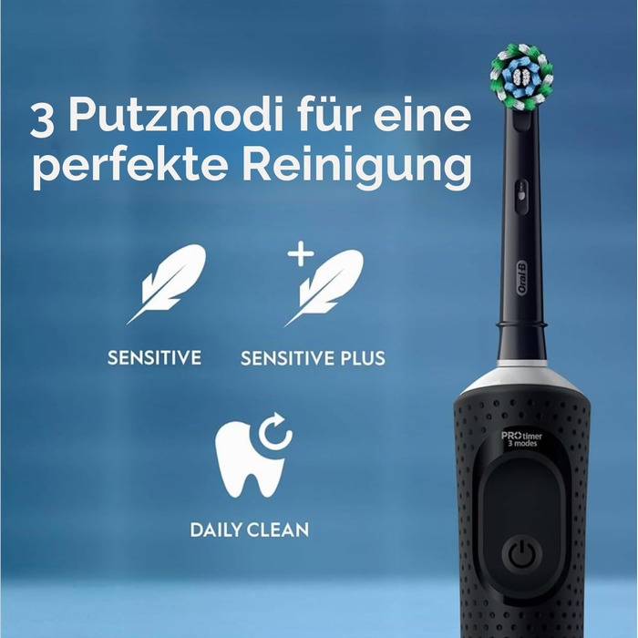 Електрична зубна щітка Oral-B Vitality Pro, чорна