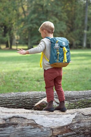 Дитячий рюкзак LÄSSIG для садочка, водостійкий, 9 л, синій, від 3 років