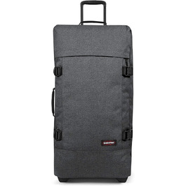 Валіза Eastpak TRANVERZ L, 121 л, 79x40x33 см, чорний денім, сіра