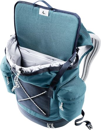 Рюкзак Deuter Wengen Vintage 25 л, для міста та подорожей, синій Atlantic-Ink