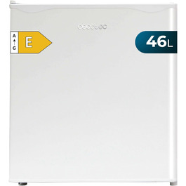Міні-холодильник Cecotec GrandCooler 20000 L 46л, білий, тиха робота, енергозберігаючий, реверсивні дверцята, 48,7×48 см