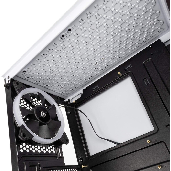 Комп'ютерний корпус Kolink Void RGB Midi Tower із загартованим склом, ігровий корпус з підсвіткою, вентилятором, для ПК