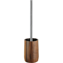 Тримач для туалетної щітки Kleine Wolke Acaia, акація, коричневий, 10,5×10,5×42 см