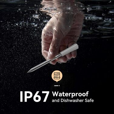 Термометр для м'яса Inkbird INT-11S-B: бездротовий, Bluetooth, для приготування на грилі, BBQ, духовці та Smoker