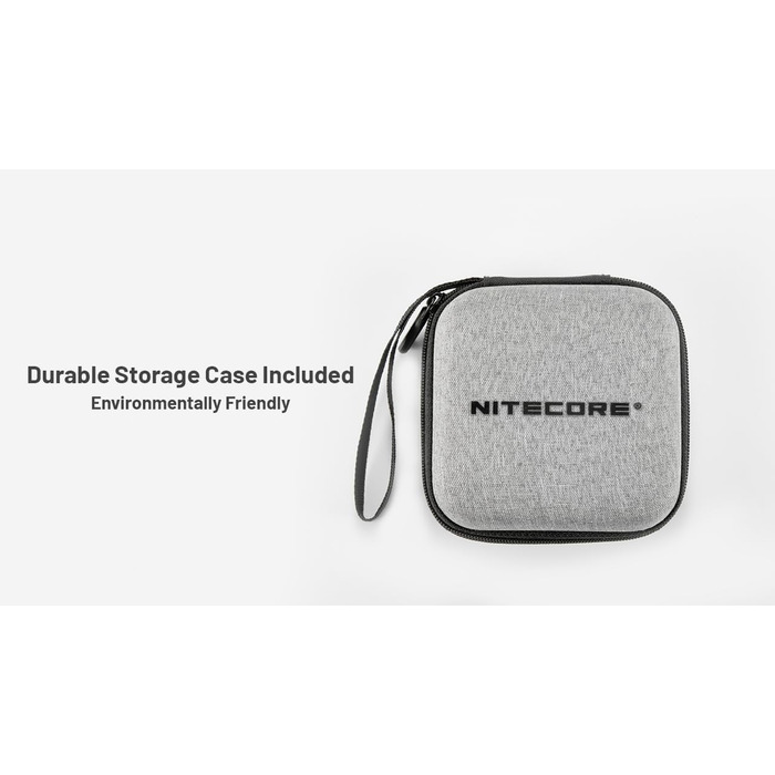 Ліхтар налобний Nitecore HC65 UHE, LED, 2000 люмен, USB-C, 222 м, червоне світло, чорний