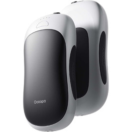Електричні грілки для рук OCOOPA UT3 PRO 2 шт., 10000mAh, USB Powerbank, багаторазові, 4 режими нагріву, до 58°C, для чоловіків, ідеально для гольфу, полювання та кемпінгу, чорний