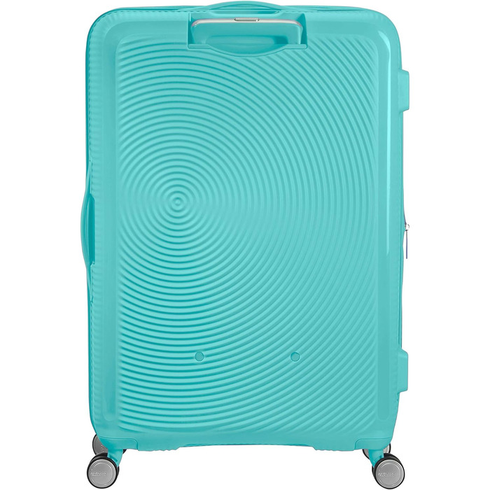 Валіза American Tourister Soundbox, розширювана, 77 см, 97/110 л, синя, з TSA-замком, на колесах-спінерах