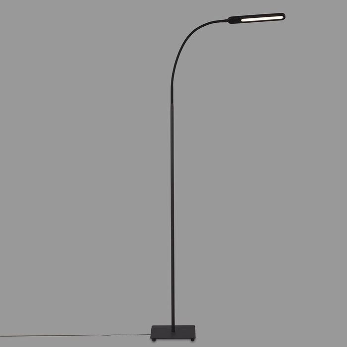 BRILONER LED торшер з димером, сенсорний, регульований світло, для вітальні, читання, чорний, 20,8x20,8x183 см