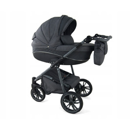 Дитячий візок 2в1 Krasnal BabyFIL, екошкіра + льон