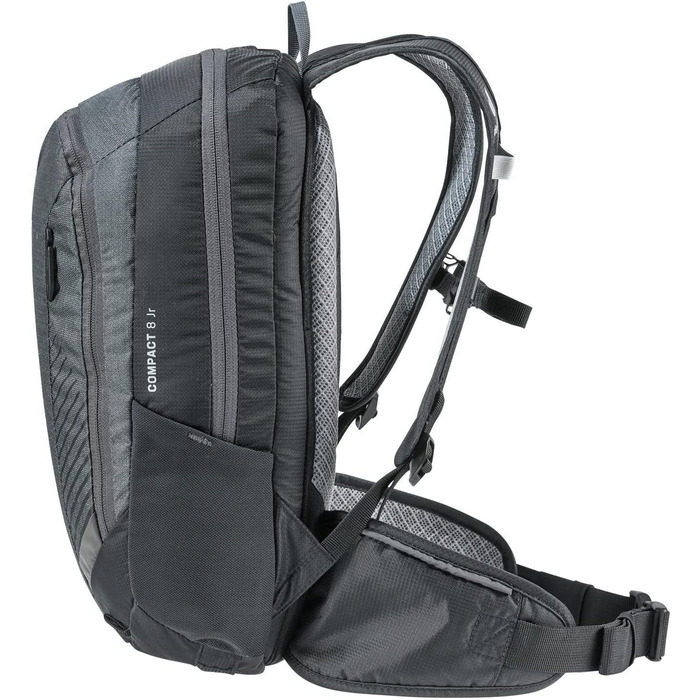 Дитячий велосипедний рюкзак Deuter Compact 8 JR 8 л, графітово-чорний