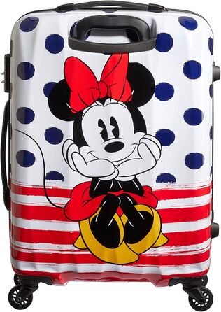 Валіза American Tourister Disney Legends Minnie Blue Dots, синя з крапками, для подорожей