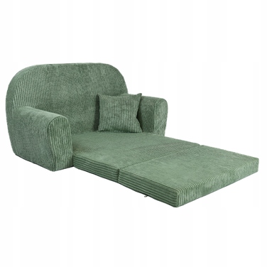 Диван Fortisline ROSALIA 78 x 104 см, велюр (вельвет), зелений